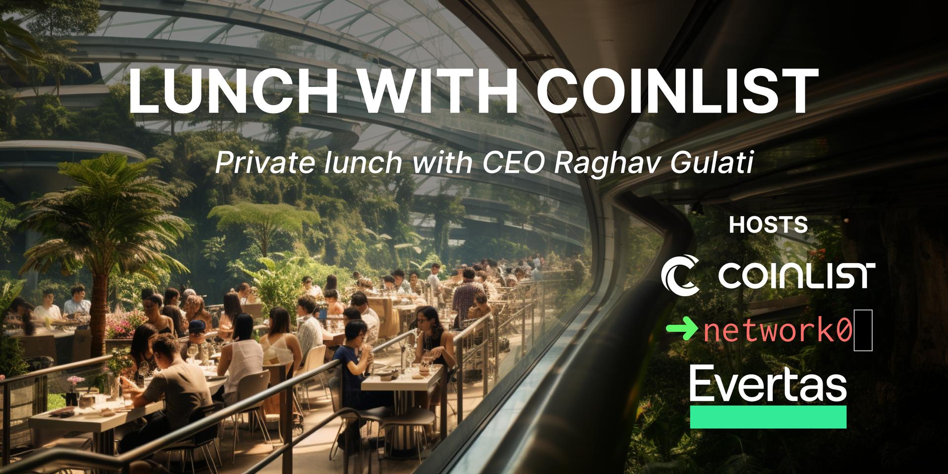 Cover Image for Lunch with Coinlist