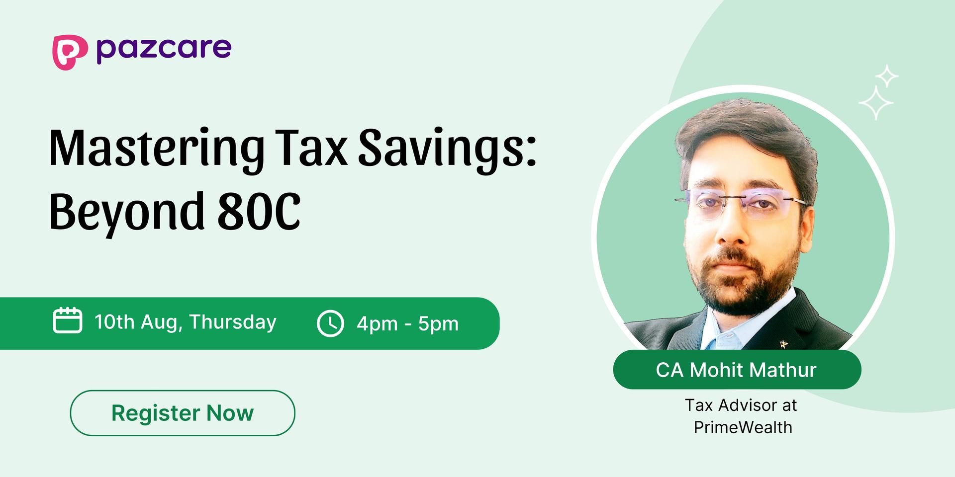 Cover Image for Mastering Tax Savings: Beyond 80C