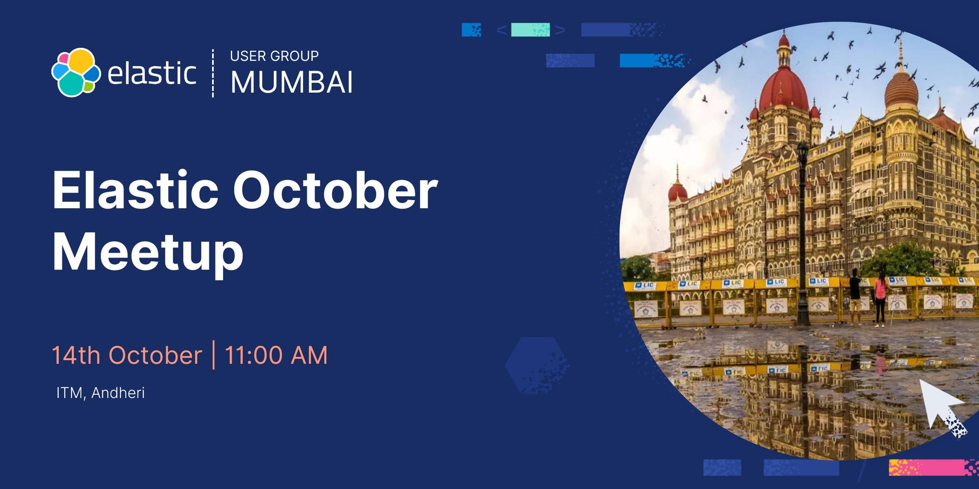 Elastic User Group October Meetup · Luma