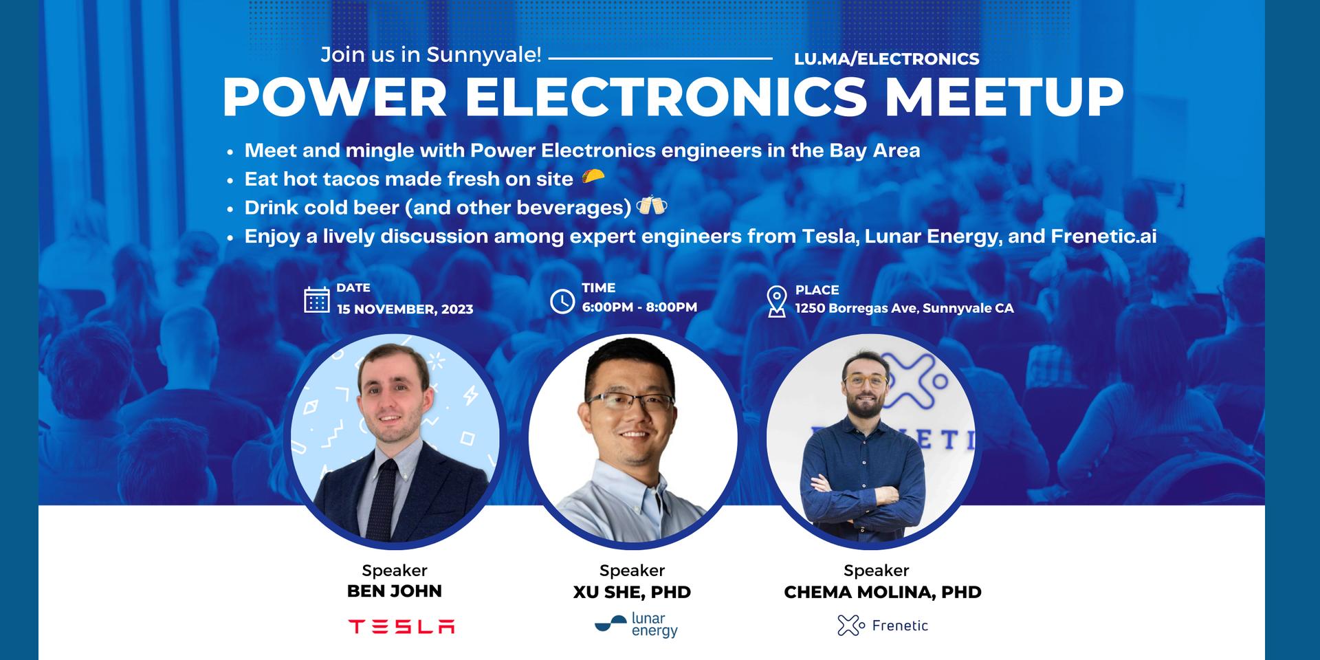Cover Image for November Bay Area Power Electronics Meetup