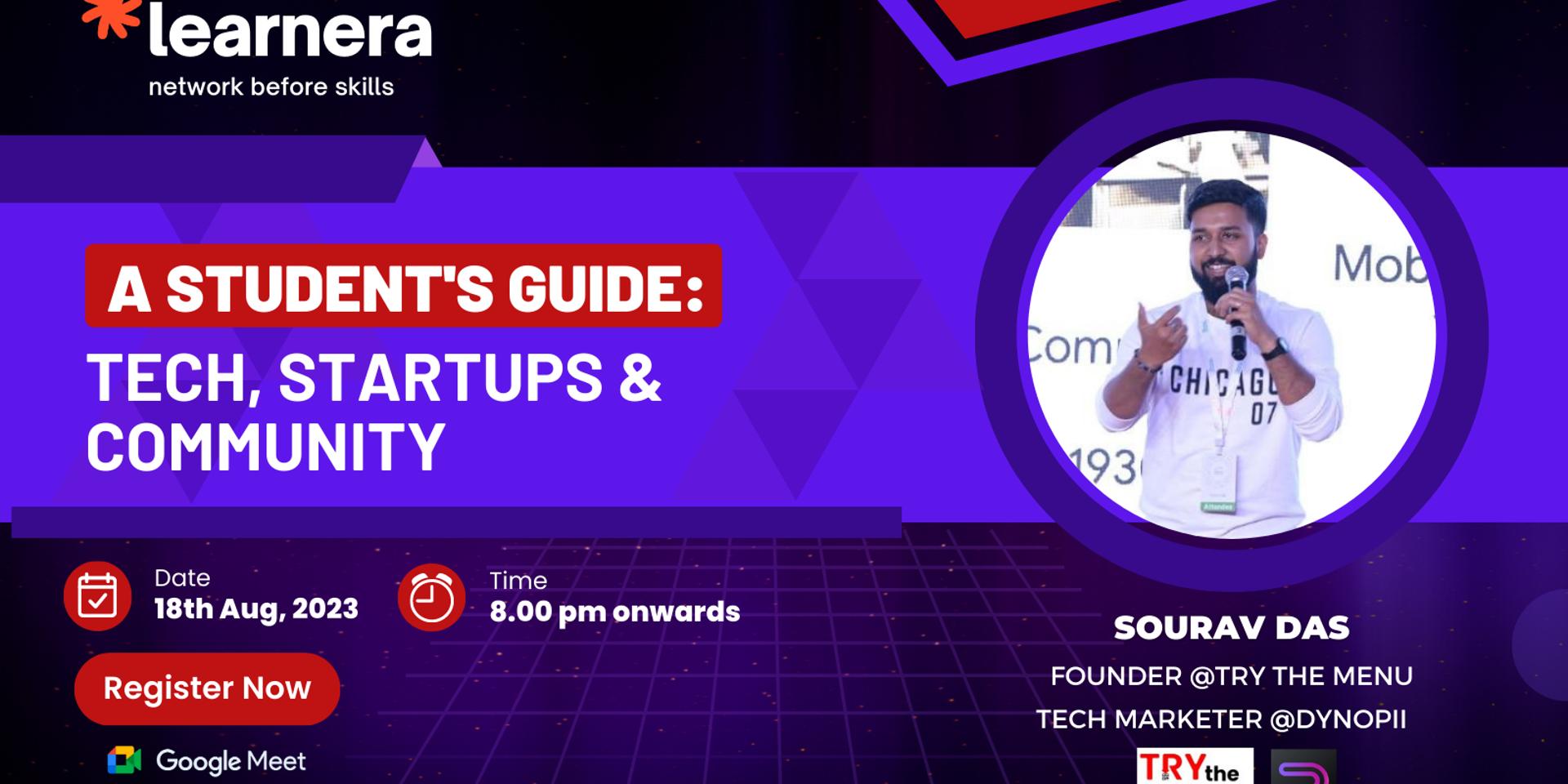 Cover Image for Student's guide: Tech, Startups and Community