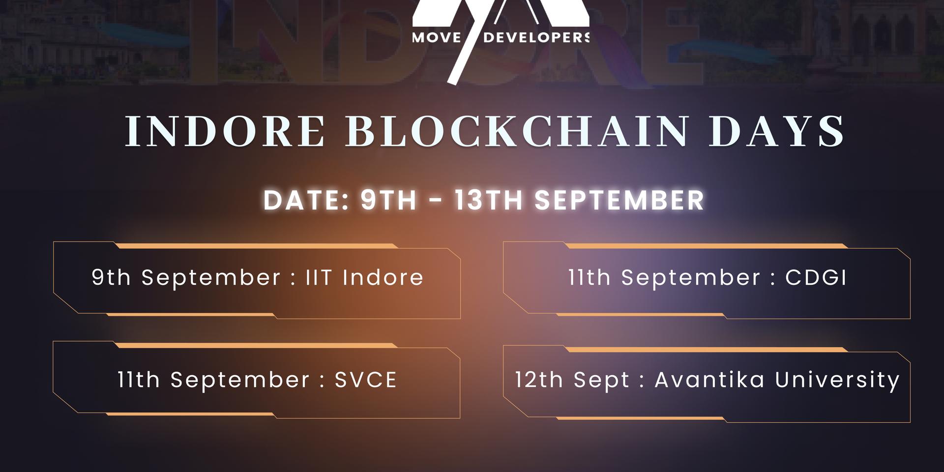 Cover Image for Indore Blockchain Days
