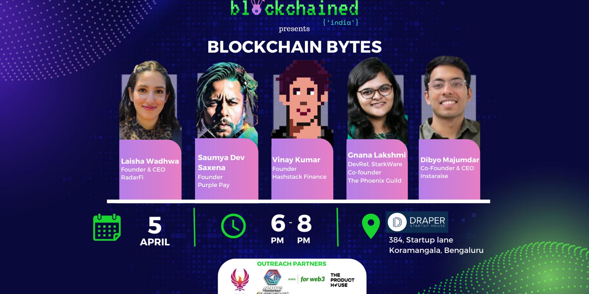 Cover Image for Blockchain Bytes- Bangalore
