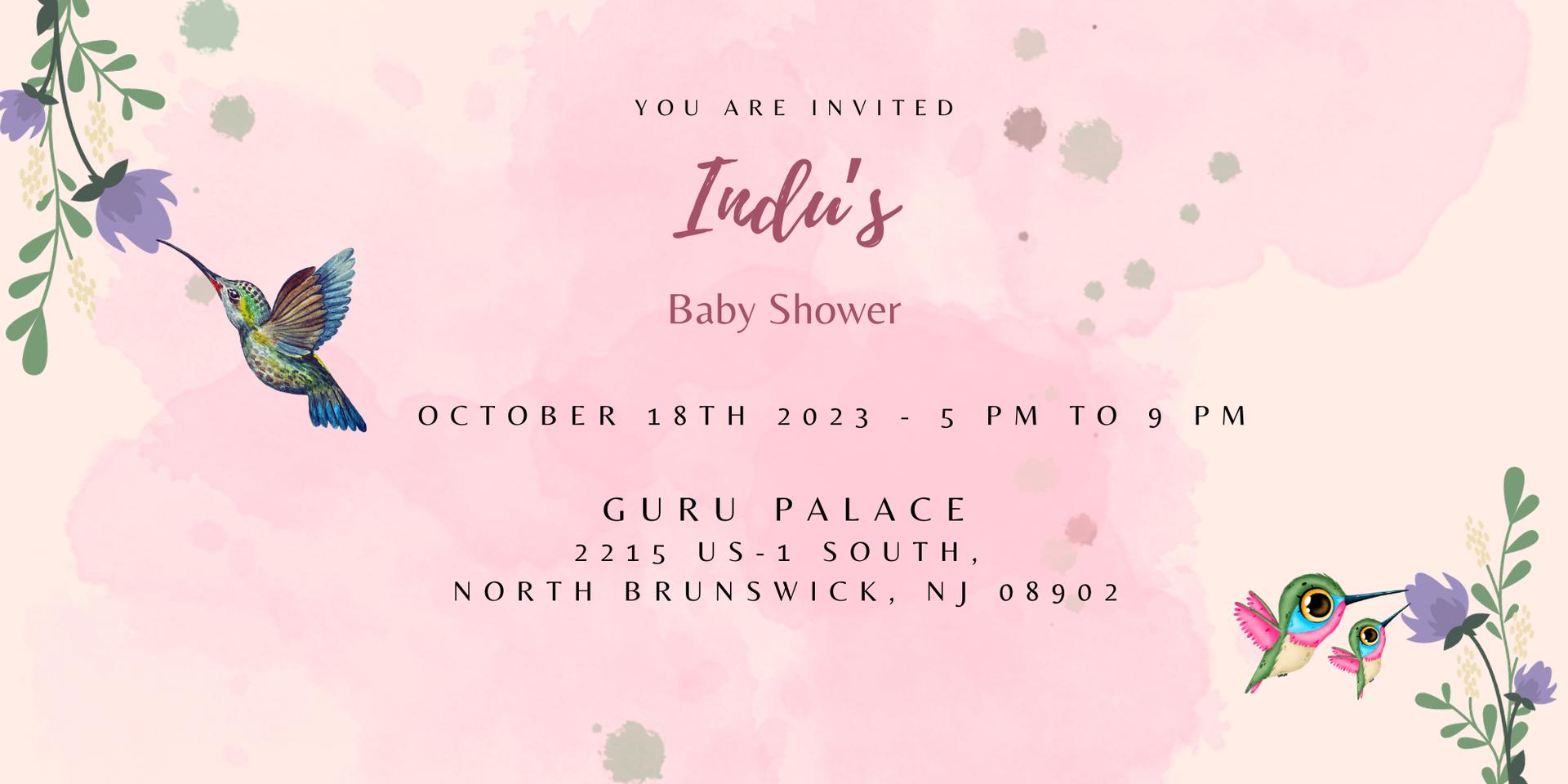 Cover Image for Indu's Baby Shower