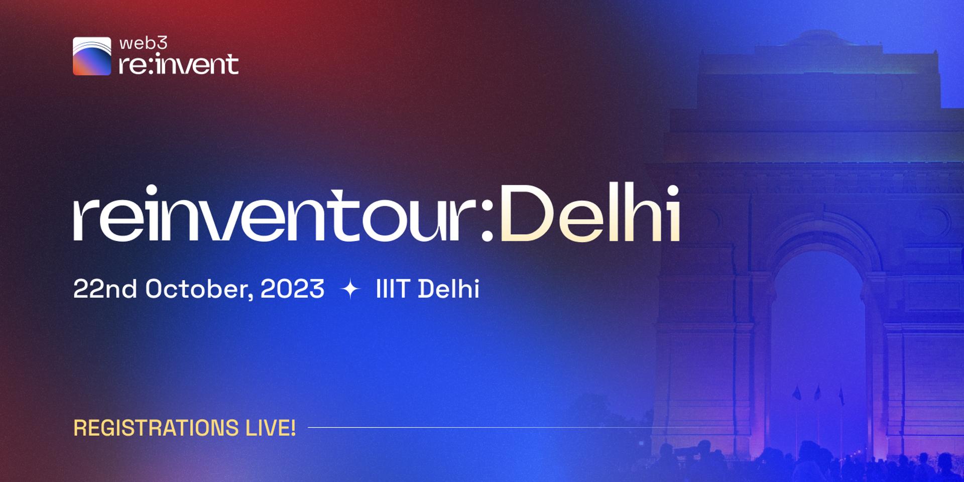 Cover Image for Delhi Web3 Meetup - Re:InvenTour