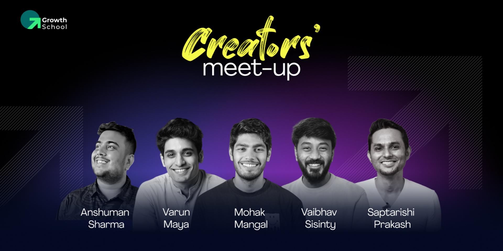 Cover Image for Creators Meet-Up In Your city