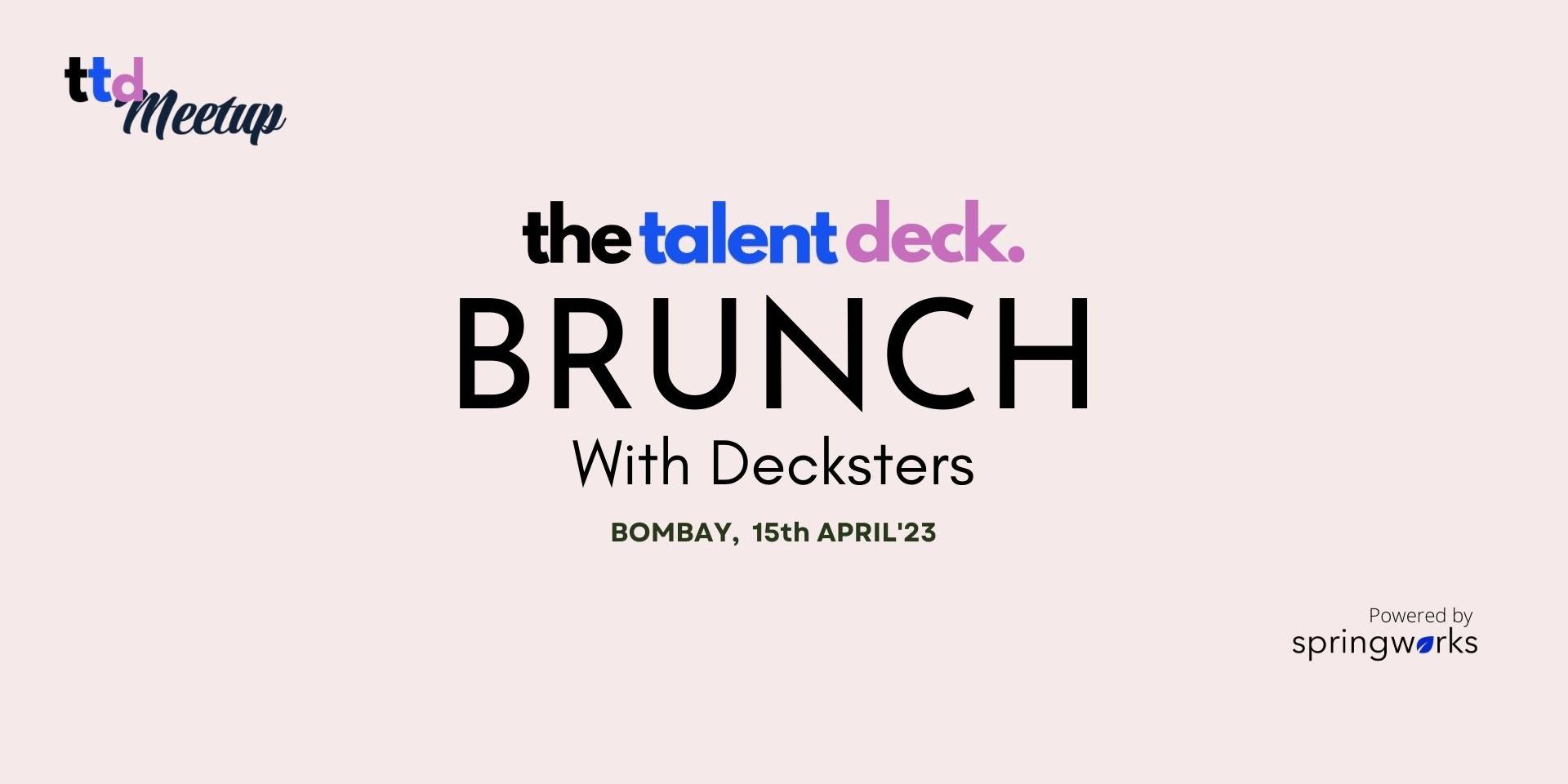 Cover Image for TTD | Brunch With Decksters