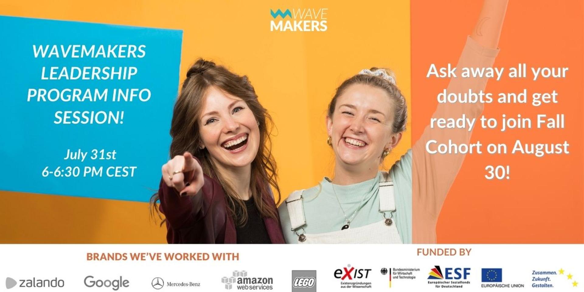 Cover Image for WaveMakers Leadership Program Info Session