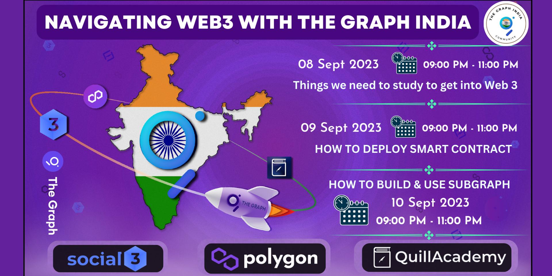 Cover Image for Navigating Web3 with The Graph India