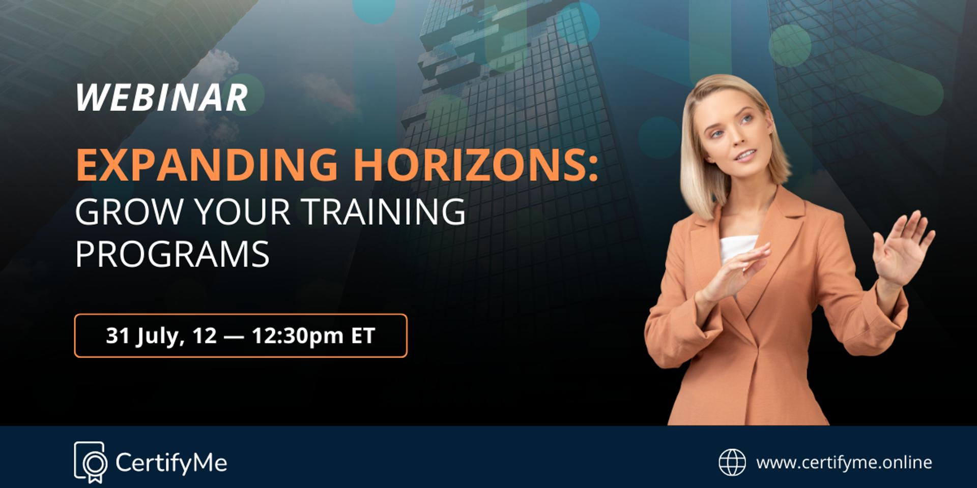 Cover Image for Expanding Horizons: Grow Your Training Programs