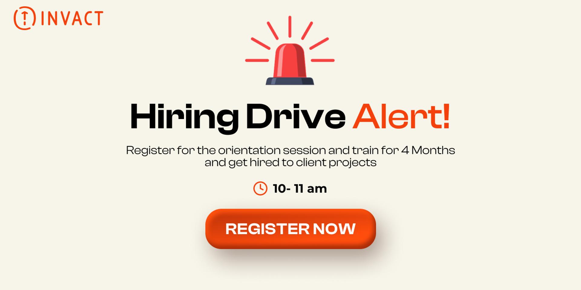Cover Image for Invact's Finance Hiring Drive - Orientation