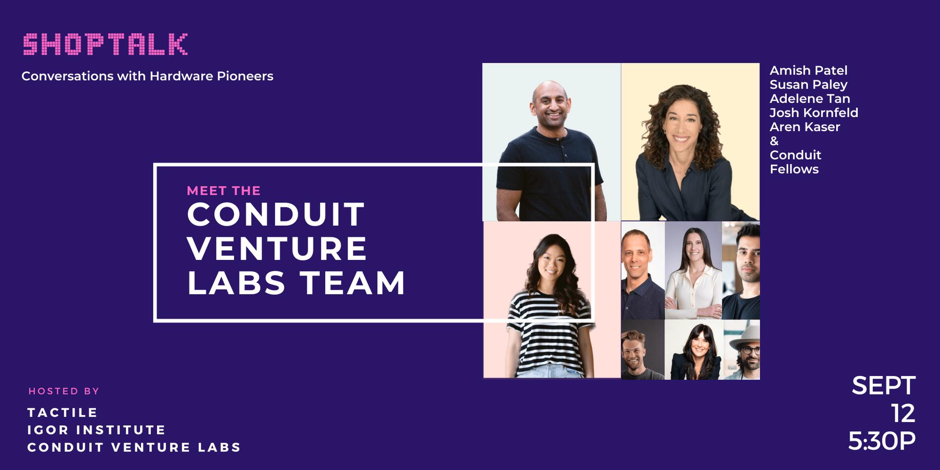 Cover Image for ShopTalk Seattle: Conduit Venture Labs Team