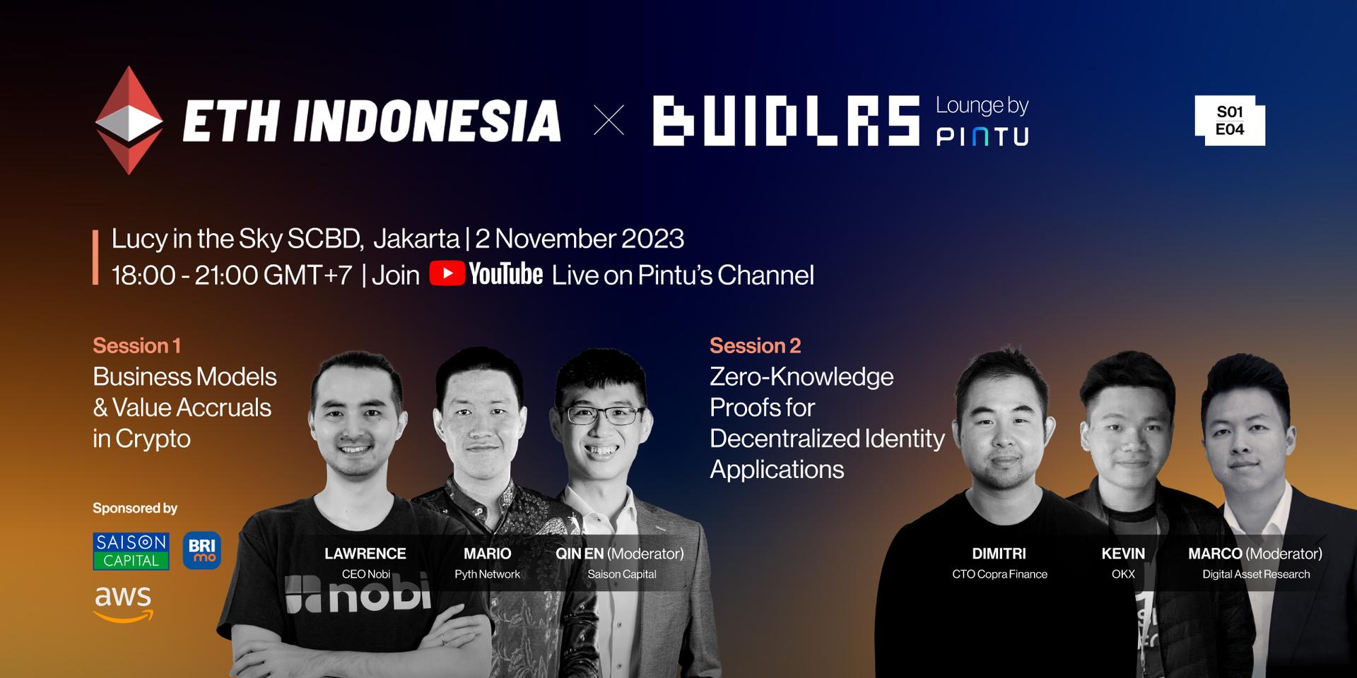 Cover Image for ETH Indonesia X BUIDLRS Lounge by Pintu Eps. 4