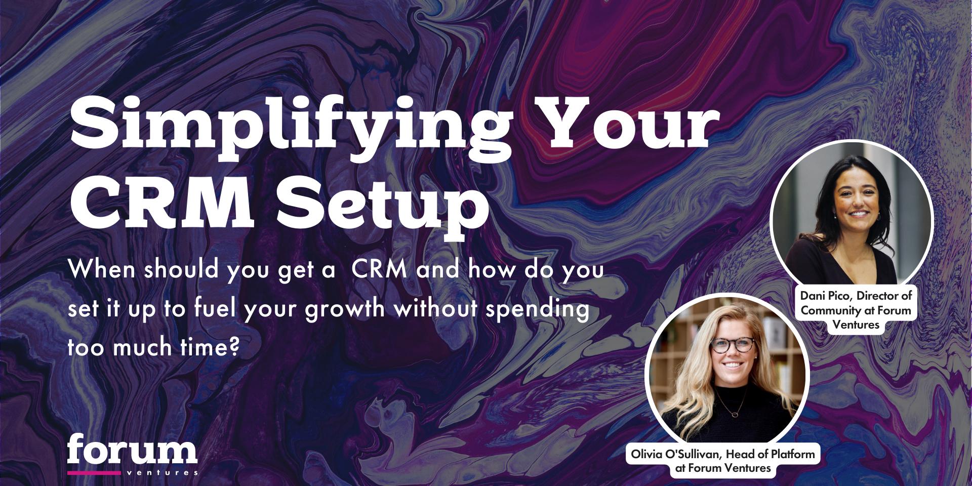 Cover Image for Simplifying Your CRM Setup: A Guide to Getting Started Quickly and Effectively