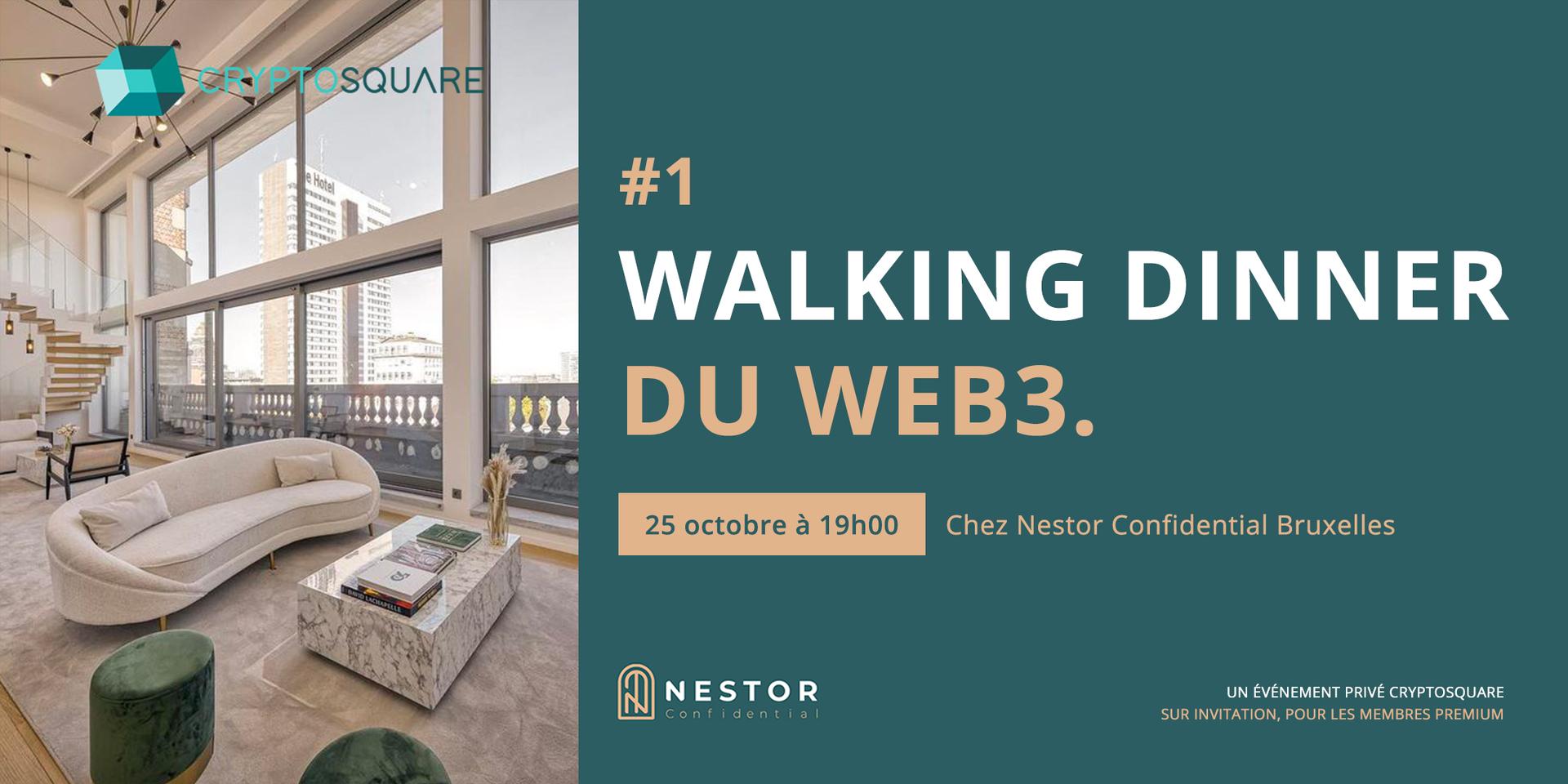 Cover Image for 🥂 1er Walking Dinner du Web3