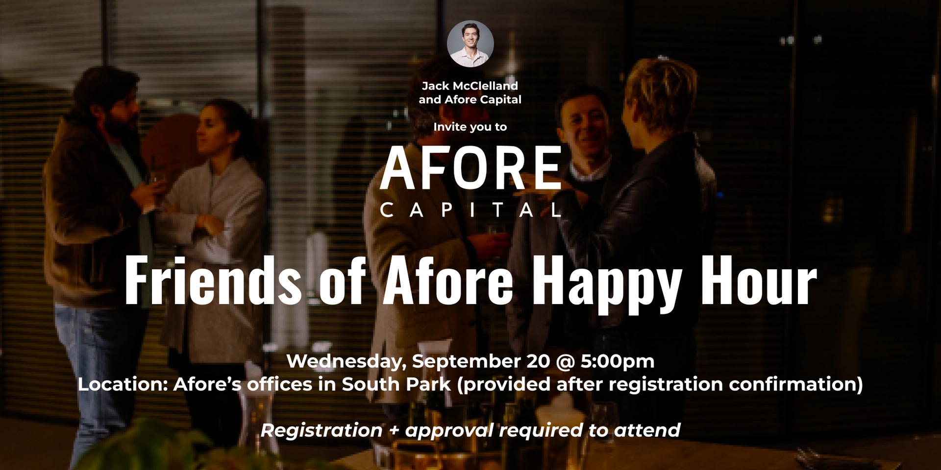 Cover Image for Friends of Afore Happy Hour
