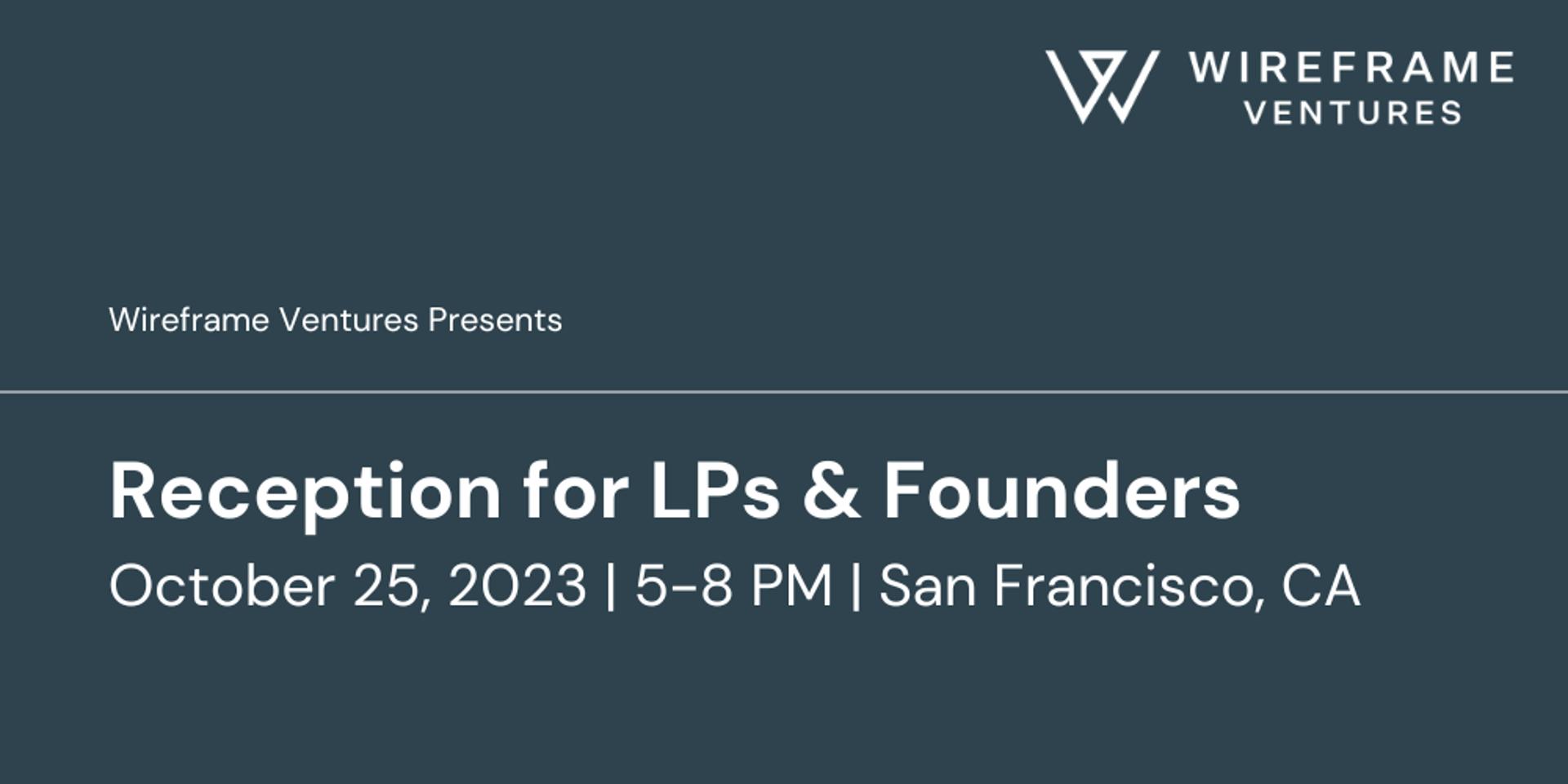 Cover Image for Wireframe Annual Meeting Reception