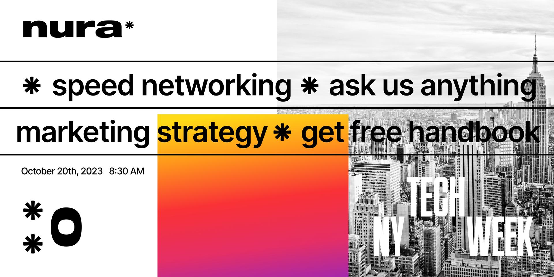 Cover Image for The Morning After Investment: Digital Marketing Strategy Networking and #AMA Session - NY #TechWeek