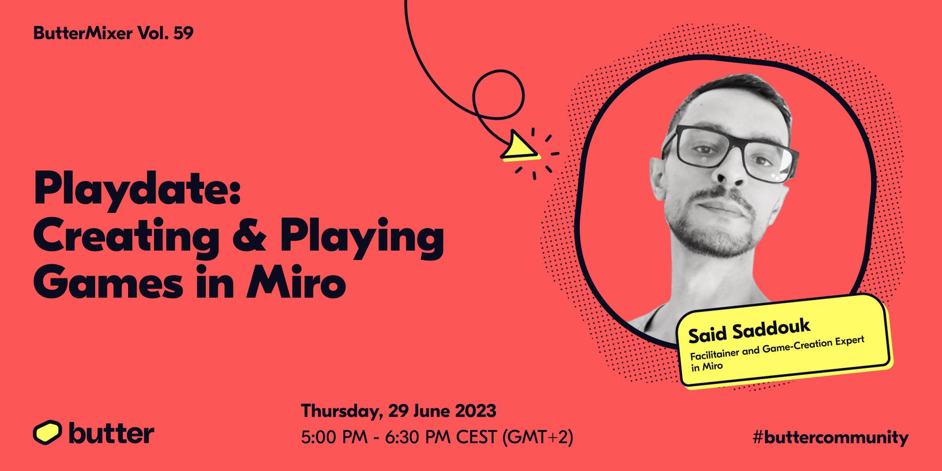 Cover Image for Playdate: Creating & Playing Games in Miro