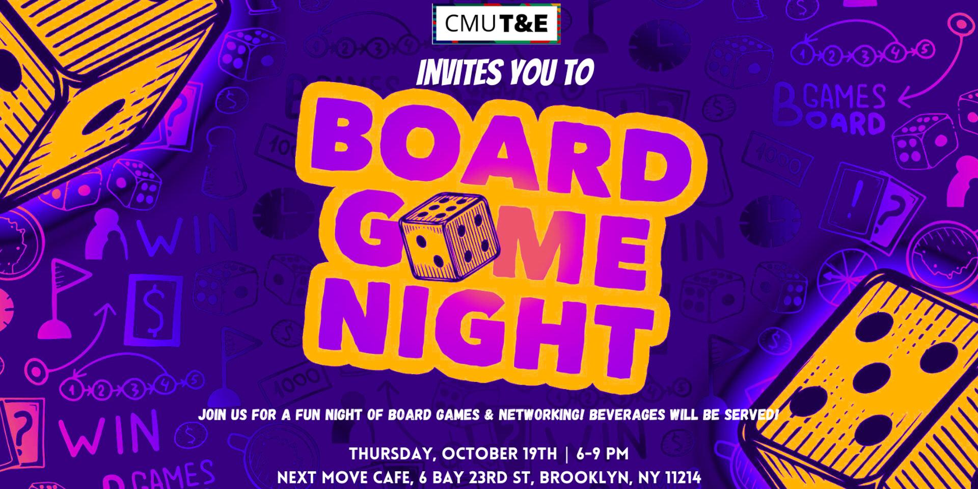 Cover Image for CMU T&E NYC: Board Game Night