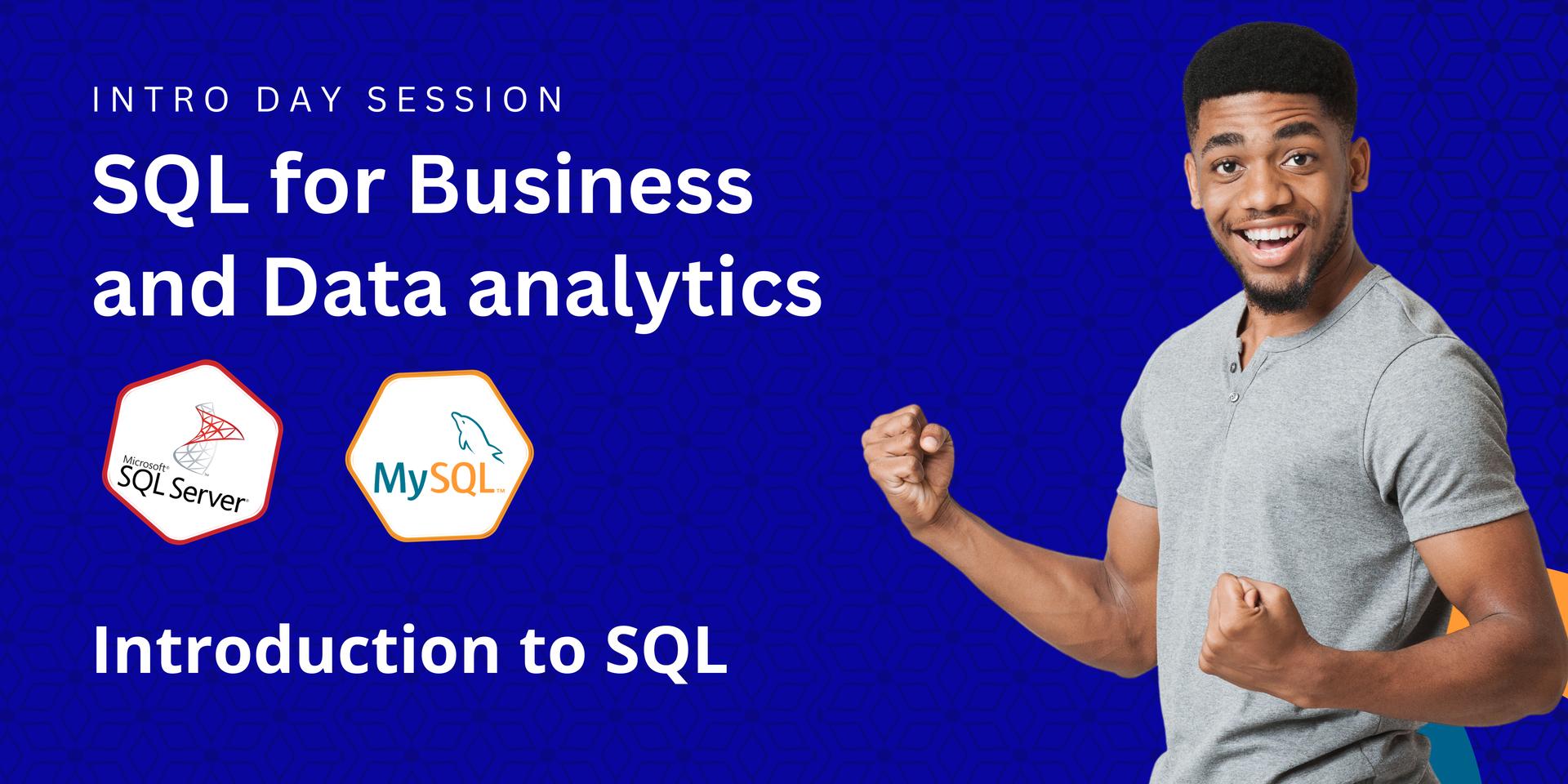 👋Intro Day | SQL for Business & Data Analytics · Luma