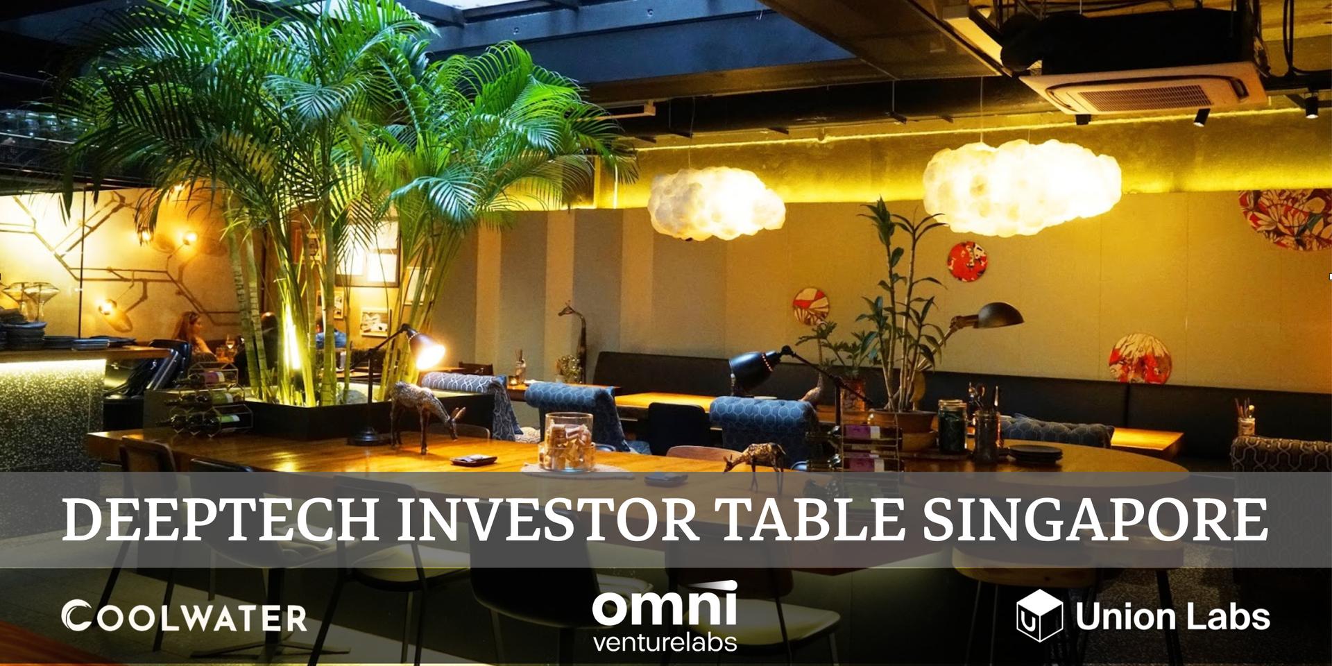 Cover Image for DeepTech Investor Table Singapore