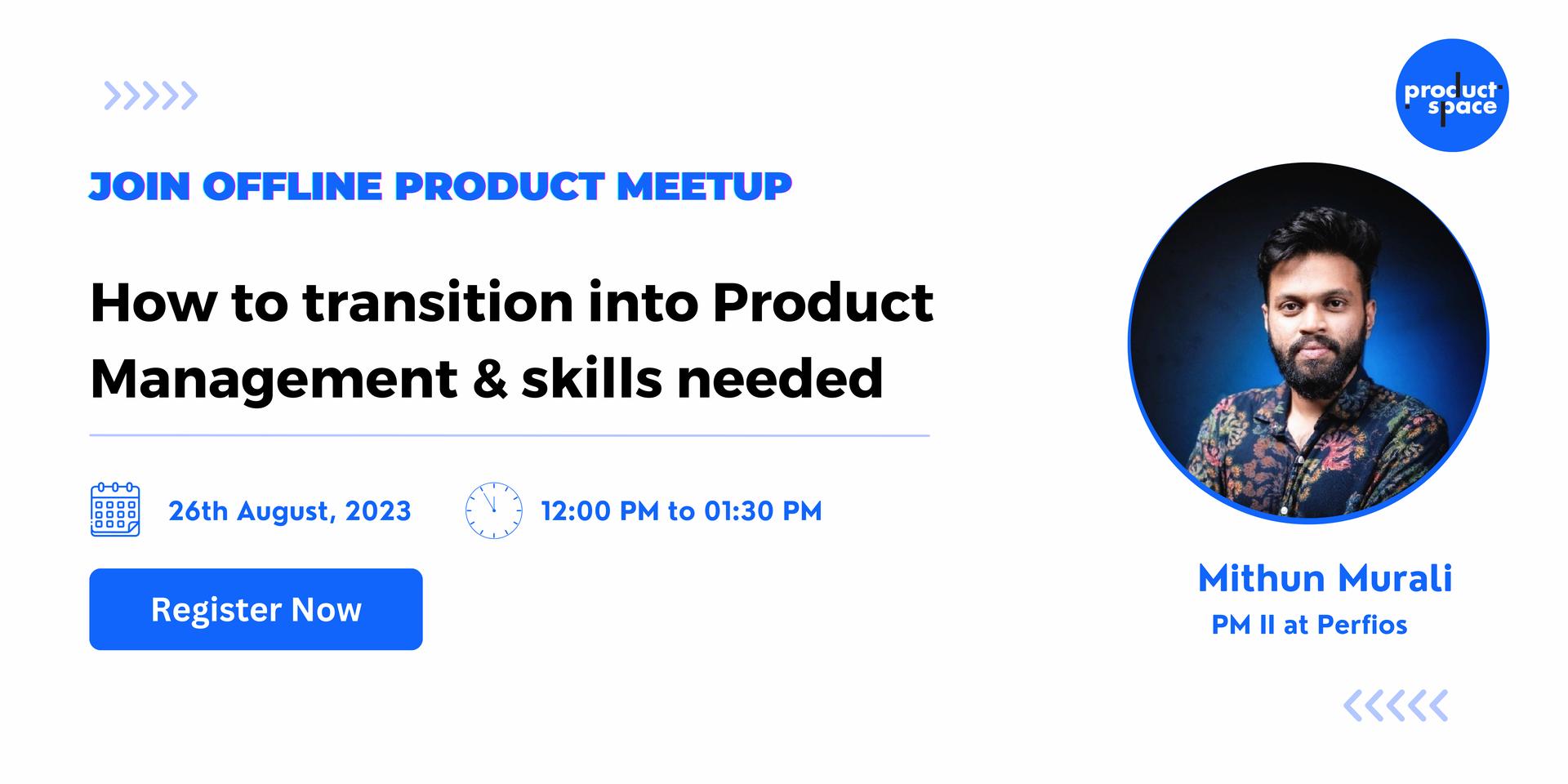 Cover Image for Offline Product Meetup