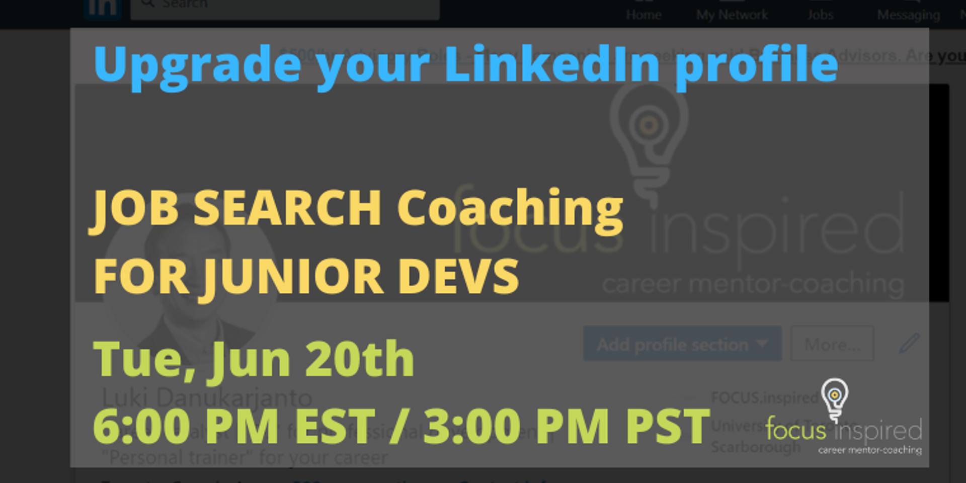 Cover Image for LinkedIn Profile Clinic - Upgrade Your LinkedIn Profile