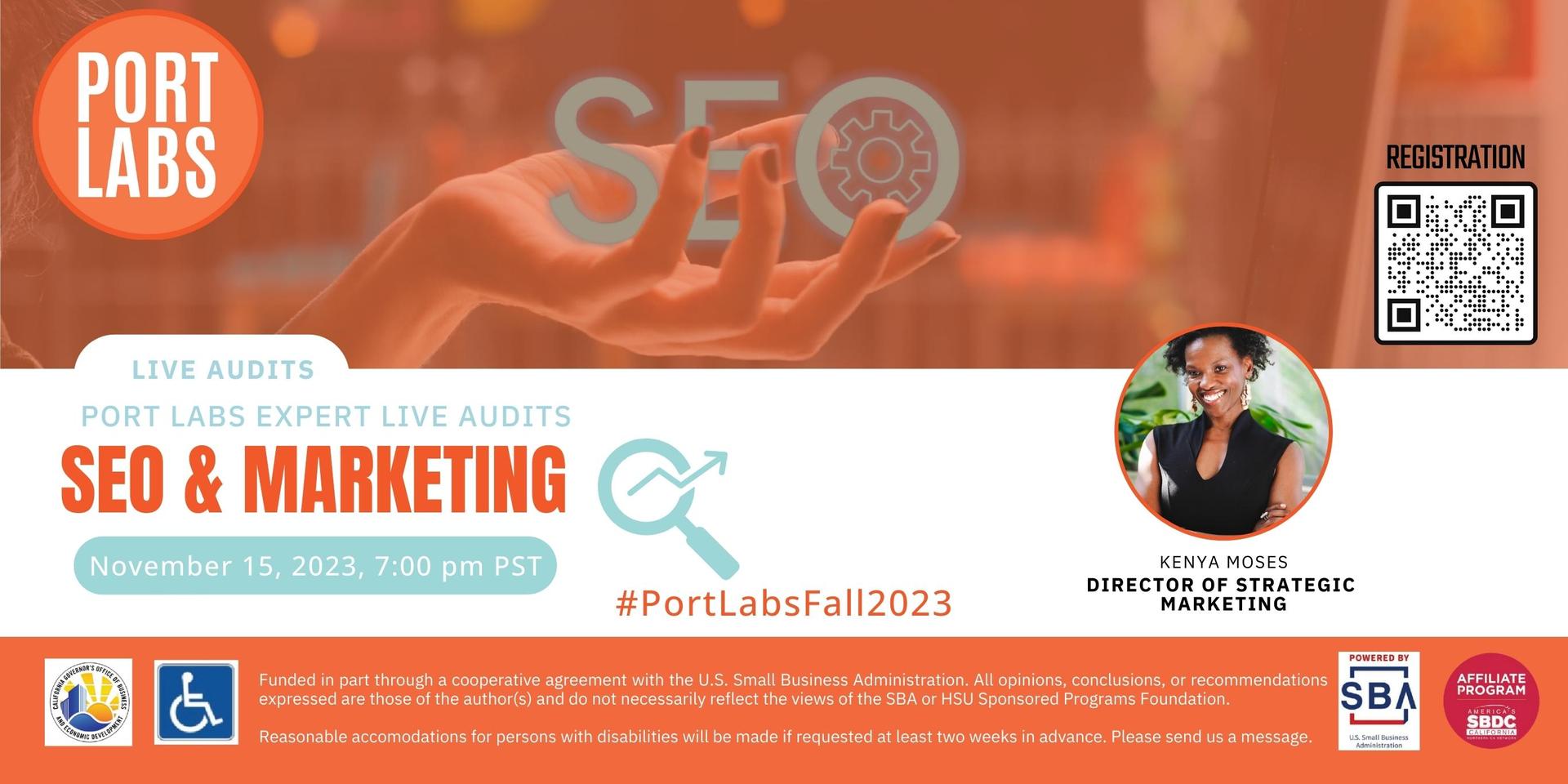 Cover Image for Port Labs Live SEO/Marketing Audit with Kenya Moses
