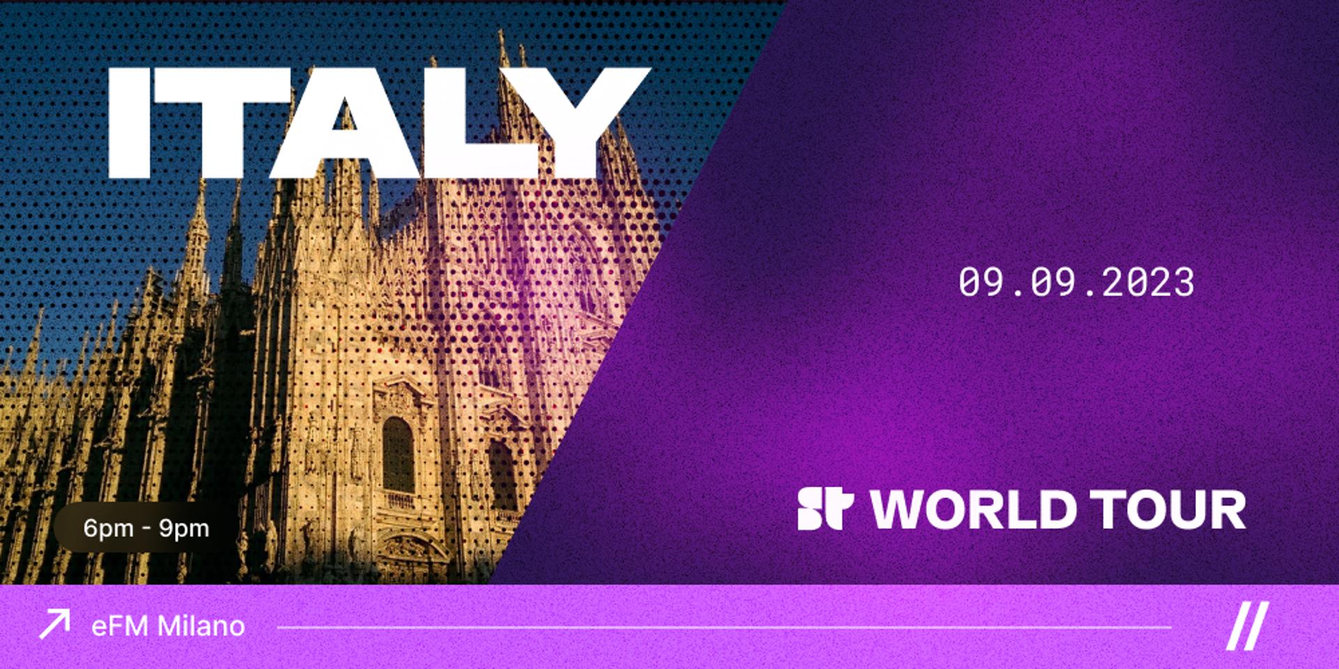 Cover Image for Superteam World Tour - Italy Edition 🇮🇹