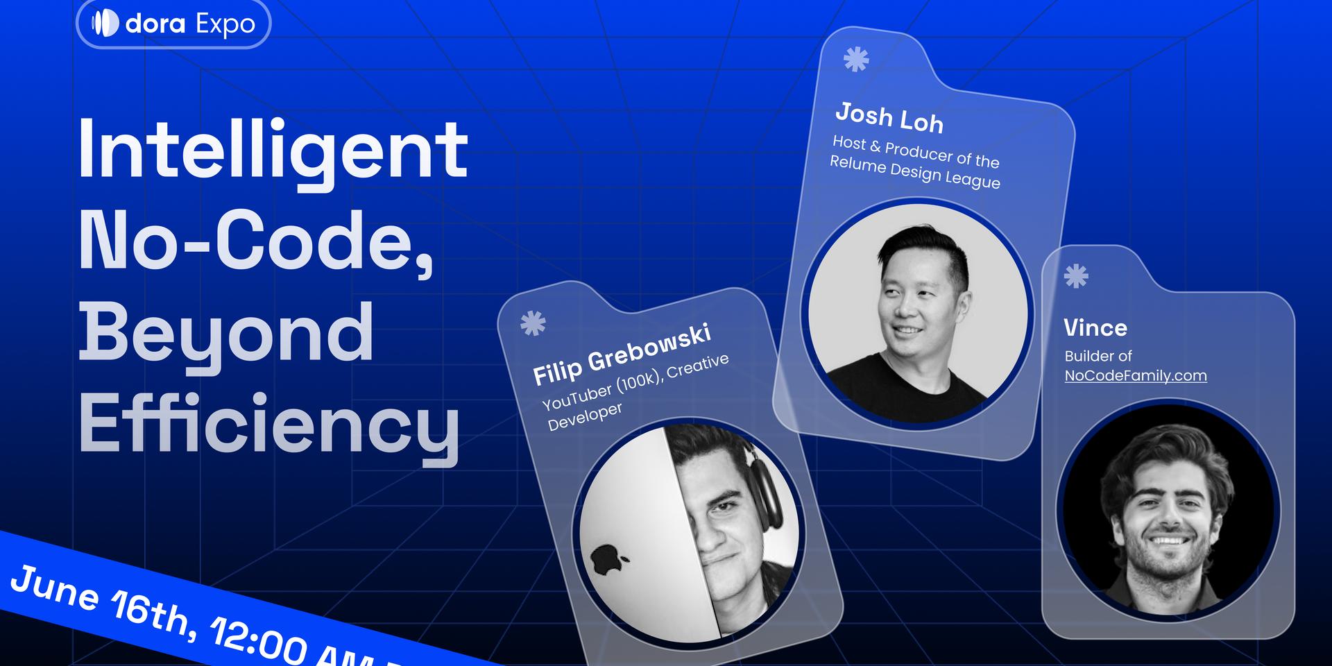 Cover Image for Dora Expo - Intelligent No-Code, Beyond Efficiency