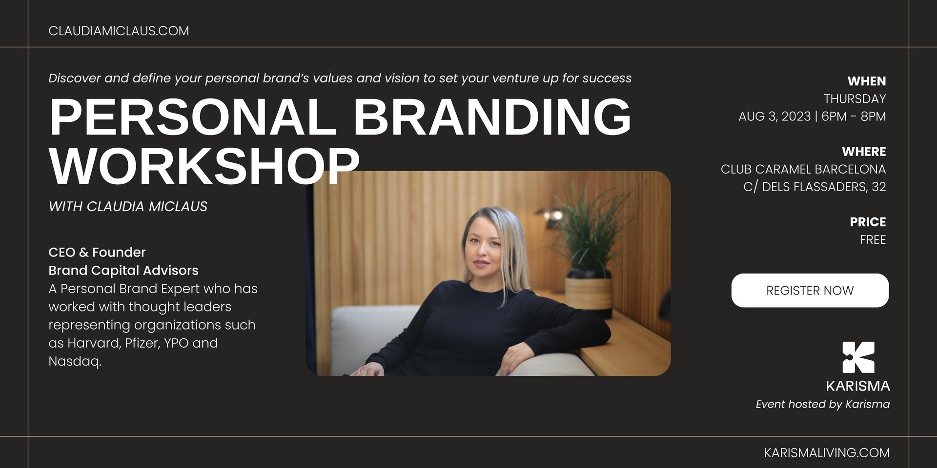 Cover Image for Personal Branding Workshop