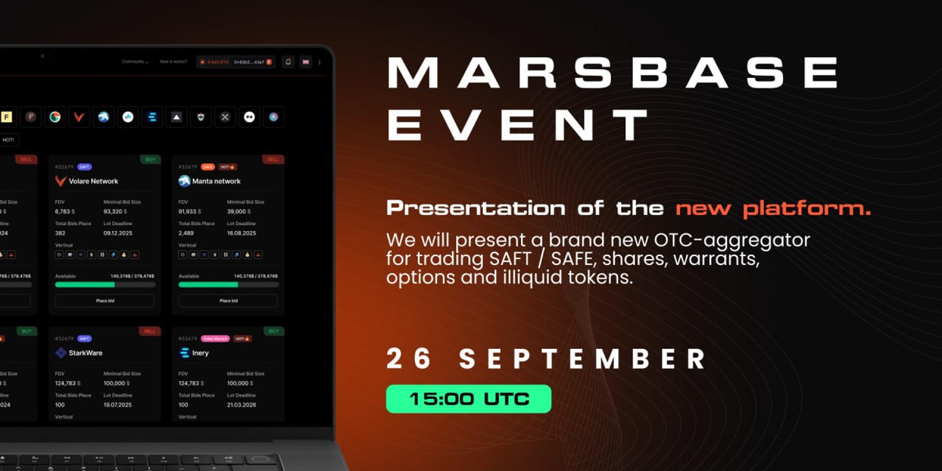Cover Image for MarsBase event | Presentation of the new platform