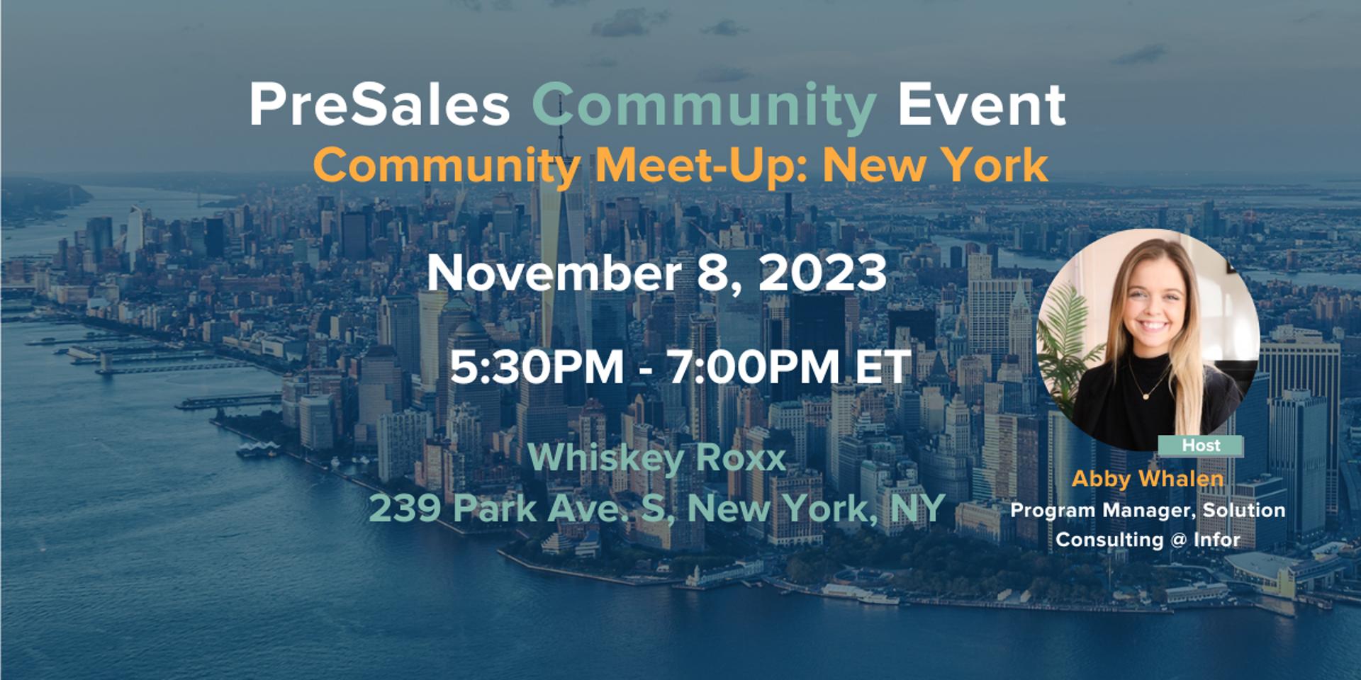 Cover Image for Community Meet-Up: New York