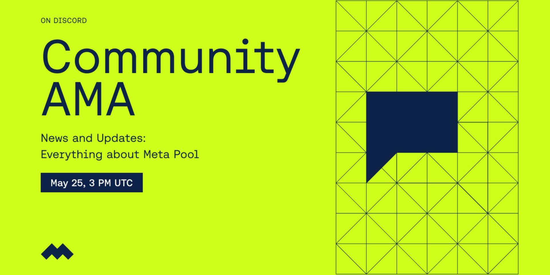 Cover Image for 🎙 Community AMA | Meta Pool
