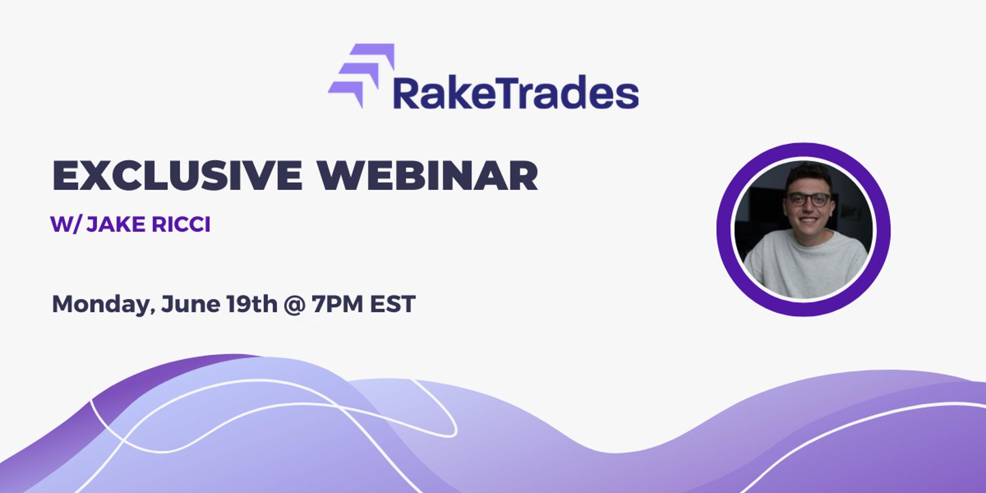 Cover Image for RakeTrades Webinar