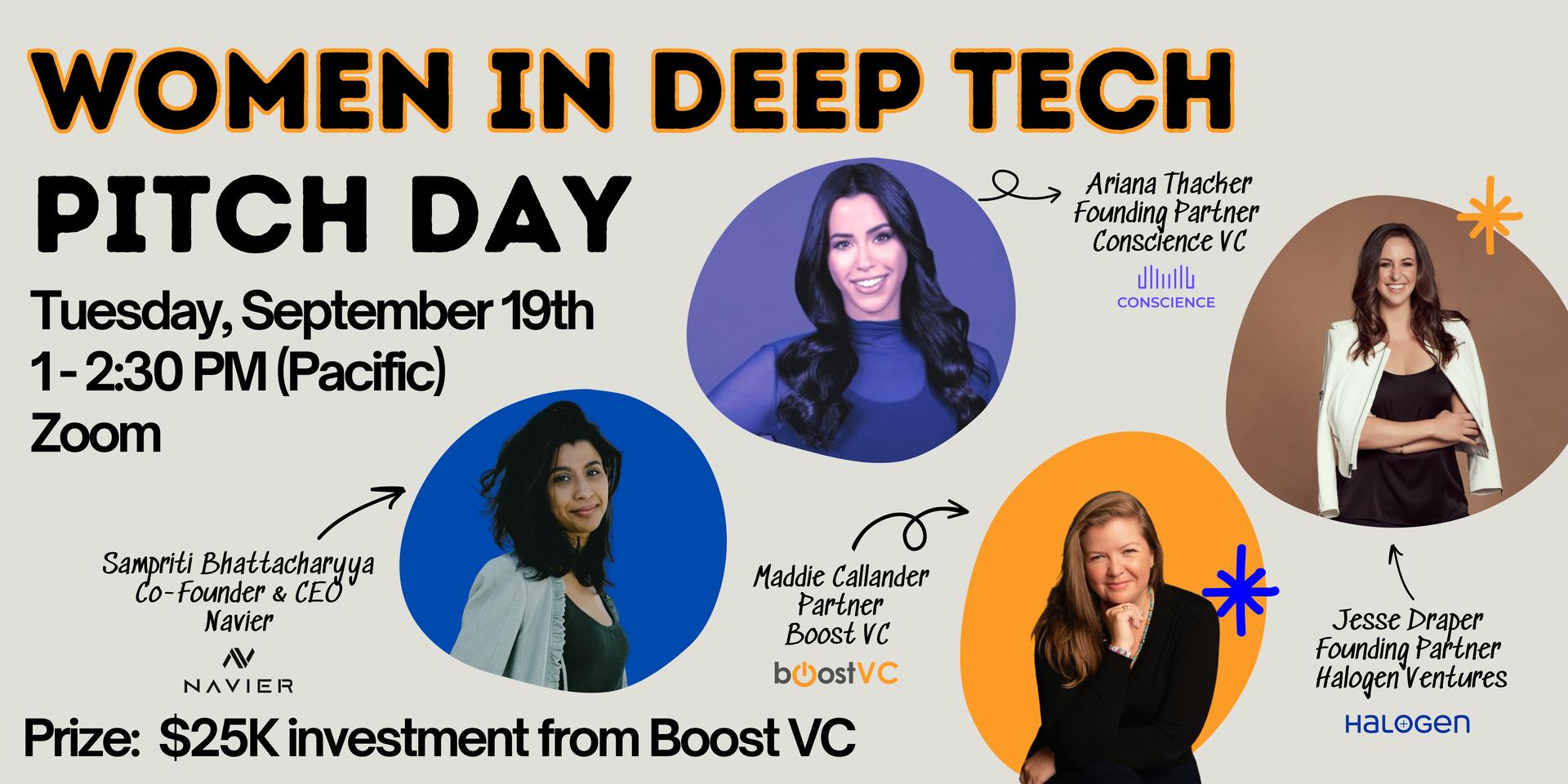 Cover Image for Women in Deep Tech Pitch Day
