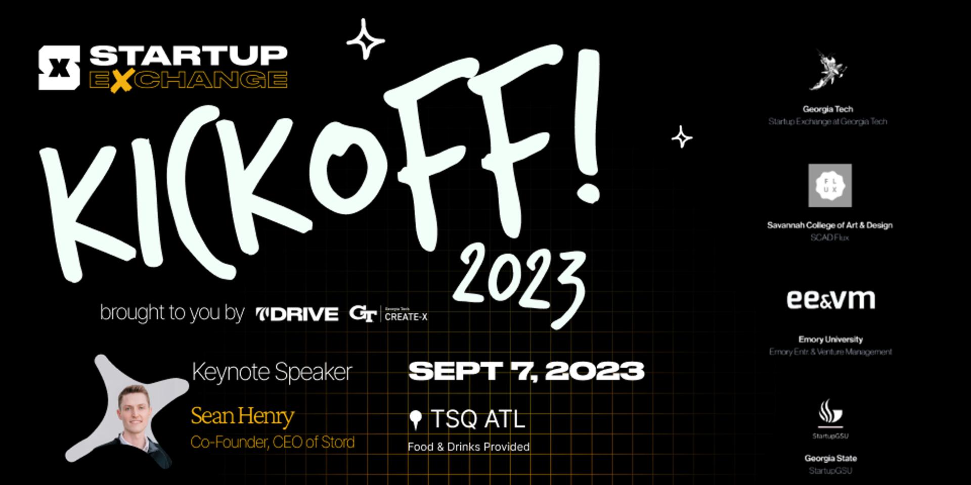 Cover Image for Startup Exchange Fall '23 Kickoff, presented by Drive Capital & CREATE-X