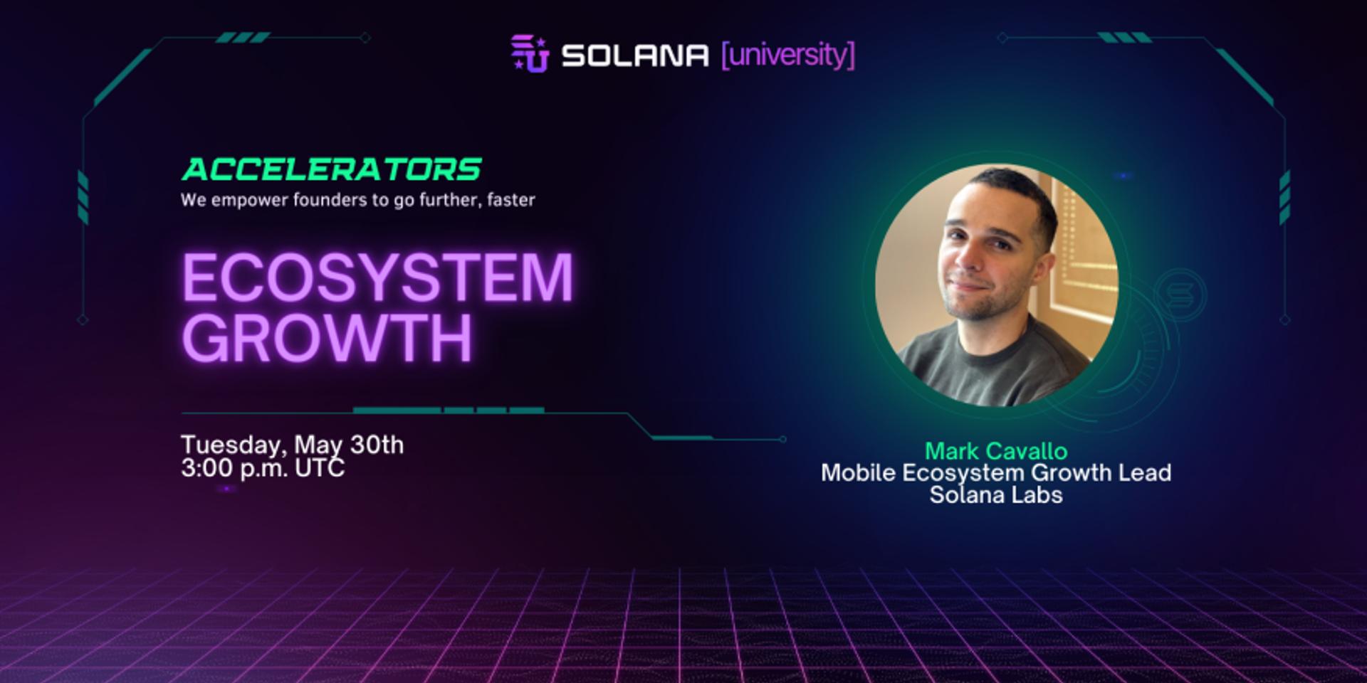 Cover Image for Solana Labs: Ecosystem Growth with Mark Cavallo