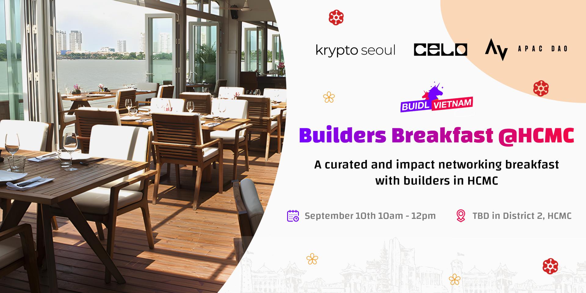 Cover Image for Builders Breakfast in HCMC: Fringe event of NEAR APAC 2023