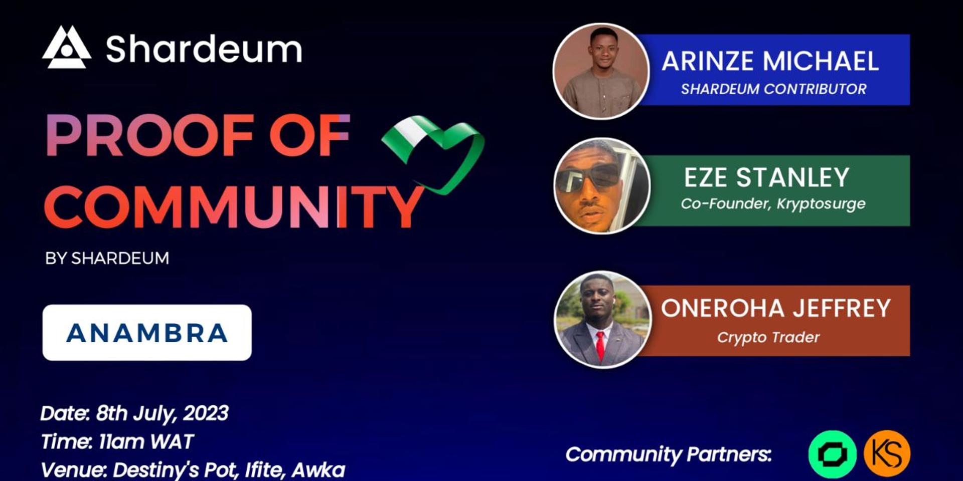 Cover Image for Shardeum Community MEET-UP Awka Anambra