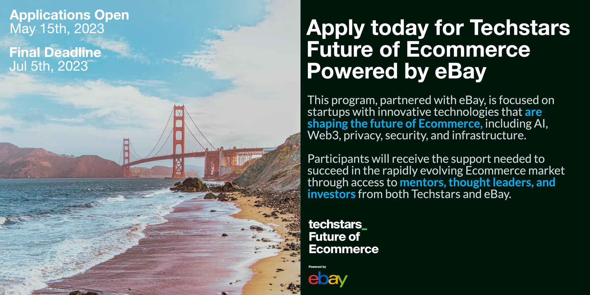 Cover Image for [AMA] Applying to Techstars Future of Ecommerce powered by eBay