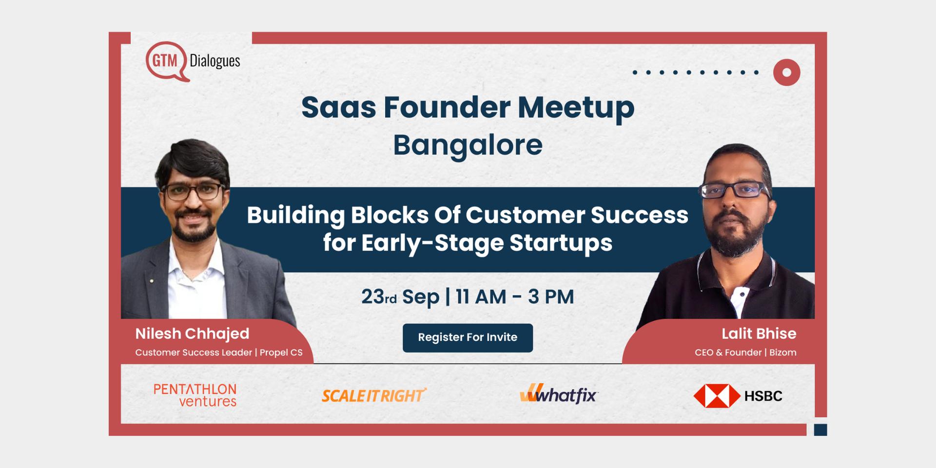 Cover Image for GTMDialogues: Bengaluru SaaS Meetup (Invite Only!)