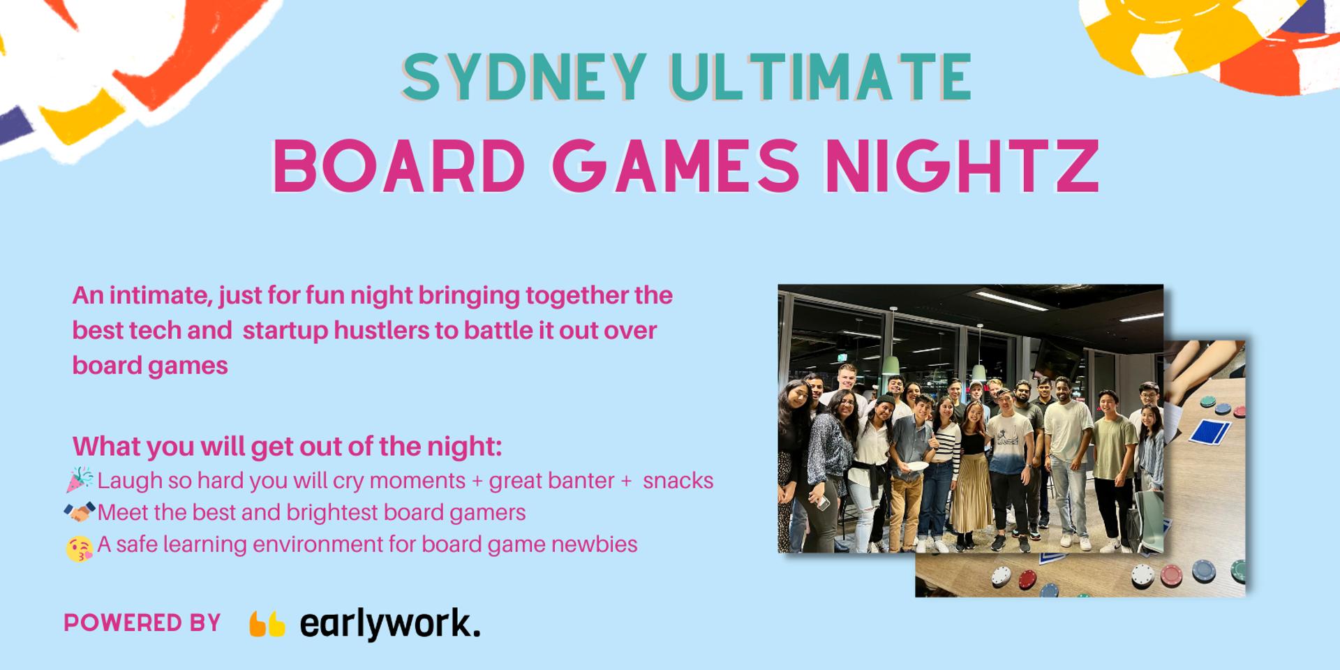 Cover Image for Sydney Ultimate Board Gamez Night (Monthly)