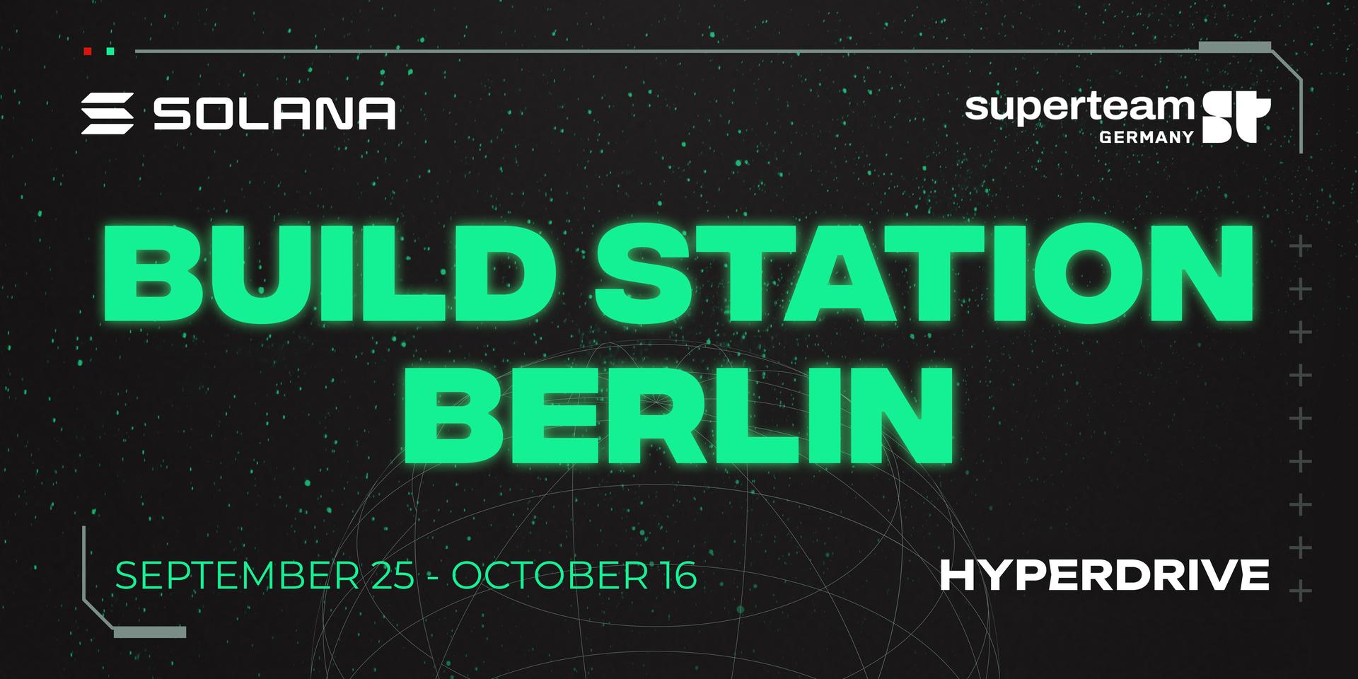 Cover Image for Solana Build Station Berlin