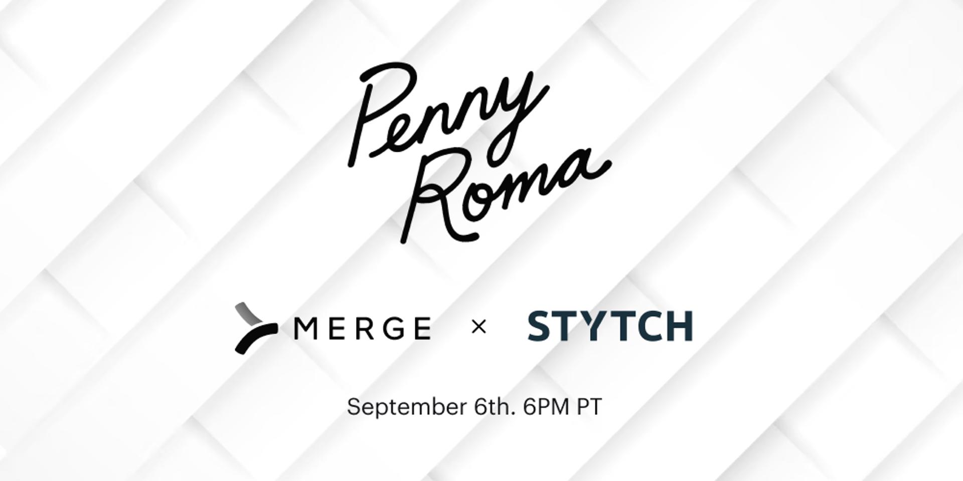Cover Image for Merge x Stytch: Penny Roma Dinner