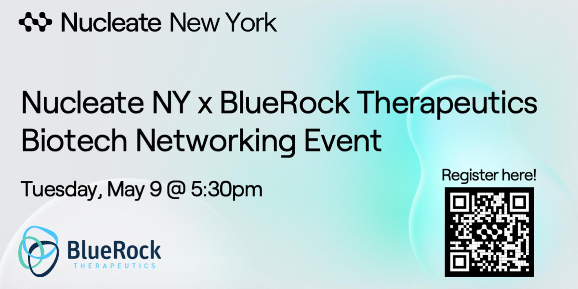 Cover Image for Nucleate NY x BlueRock Therapeutics Networking Happy Hour