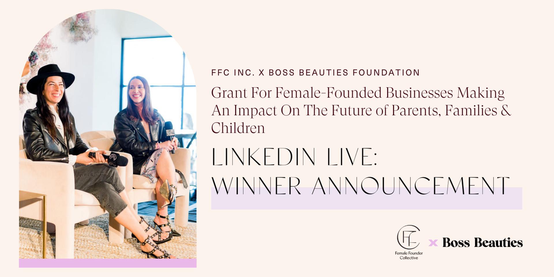 Cover Image for FFC Inc. x Boss Beauties Foundation Grant Winner Announcement 