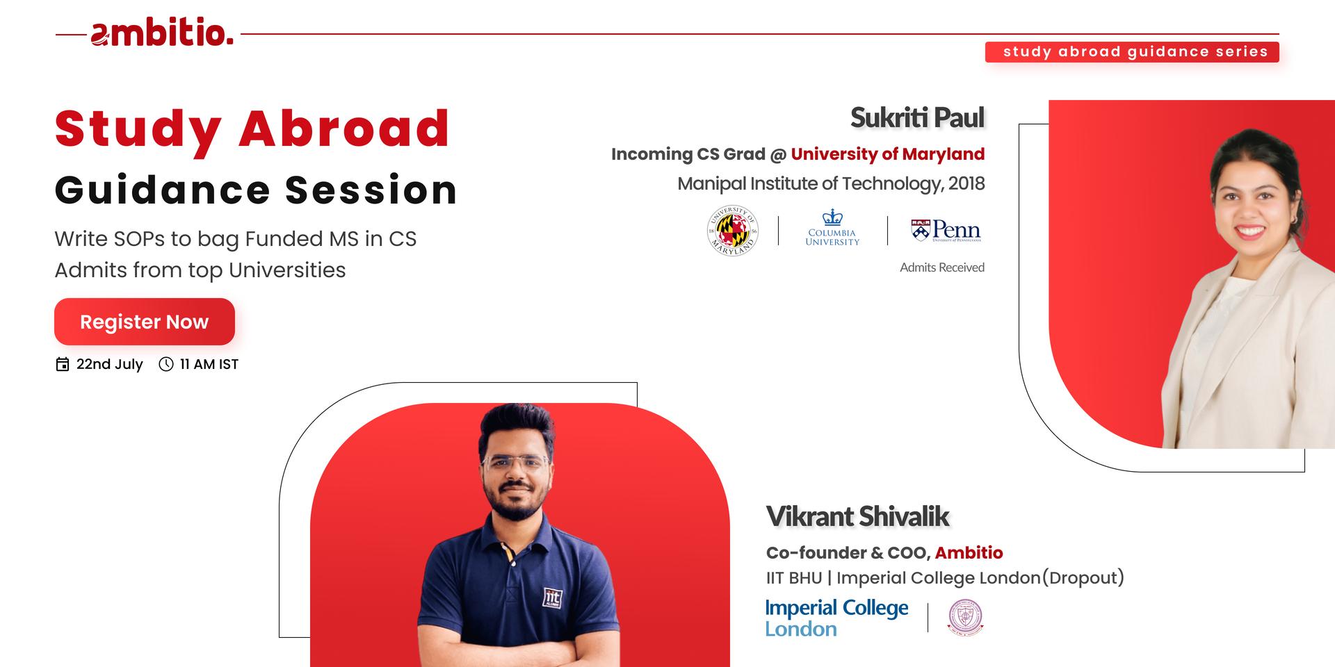 Cover Image for Study Abroad Guidance Session