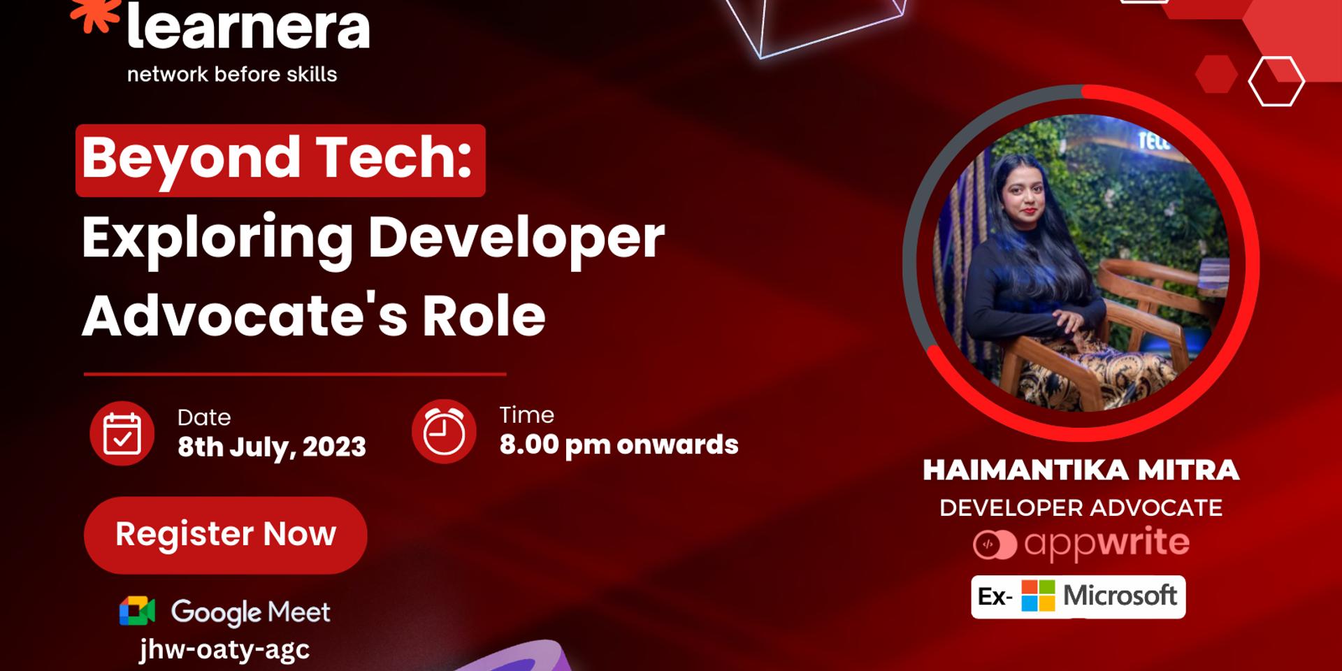 Cover Image for Beyond Tech: Exploring Developer Advocate's Role